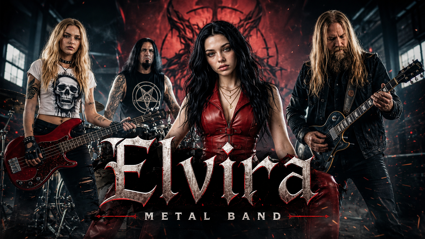 Elvira — Sofia Ekström with the rest of the band